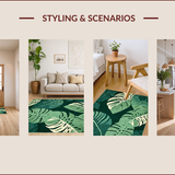 Tropical Leaf Chic Aesthetic(Green)