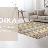 Vibrant Geometric Earth Tone Arrangement(Gray)