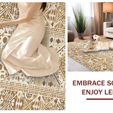 Earthy Toned Geometric Motif(Beige)