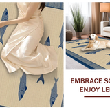 Artistic Abstract Fish(Beige)