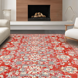 Vibrant Earthy Colorful Motif(Red)