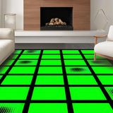 Modern Abstract Symmetrical Block Design(Green)