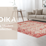 Sophisticated Circular Floral Accents(Red)