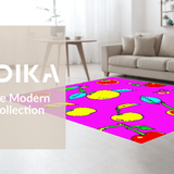 Whimsical Abstract Colorful Motif(Pink)