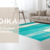 Artful Modernist Geometric Arrangement(Blue)