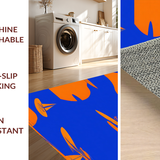 Playful Bright Tiled Composition(Blue)