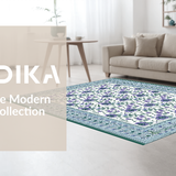 Dreamy Textured Floral Motif(White)