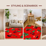 Bright Whimsical Petal Shapes(Red)