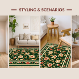 Striking Historic Floral Artistry(Green)