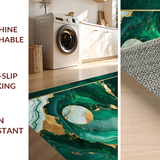 Emerald Gold Marble Elegance(Green)