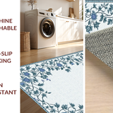 Whimsical Floral Artistry Composition(Blue)