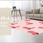 Ultra Soft Area Rug, Non Slip, Stain Resistant, Washable Area Rugs for Living Room, Bedroom, Trendy Pink Cowgirl Playroom Mat(Pink) - ODIKA