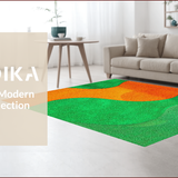 Modern Abstract Green Teal(Green)