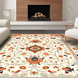 Eclectic Vibrant Floral Burst(Beige)