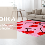 Whimsical Colorful Tufted Style(Red)