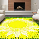 Earthy Tones with Hexagonal Shape(Yellow)
