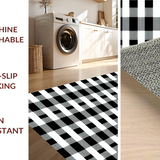 Stylish Modern Striped Plaid Arrangement(Black)