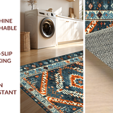 Rustic Abstract Geometric Design(Blue)