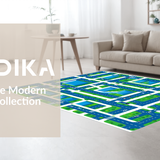 Whimsical Road Traffic Exploration Mat(Blue)