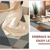 Modern Geometric Non Slip(Beige)