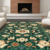 Lush Vintage Floral Elegance(Green)