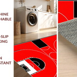 Dynamic Court Inspired Graphic Style(Red)