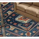 Distressed Earth Tone Elegance(Blue)