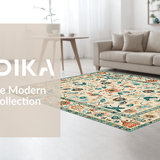 Delicate Bird and Flower Fusion(Beige)