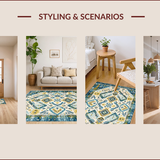 Chic Abstract Cream Aesthetic(Blue)