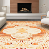 Whimsical Pink Floral Symmetry(Beige)