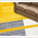 Chic Gray Yellow Geometric Fusion(Yellow)