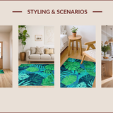 Colorful Rustic Botanical Harmony(Blue)