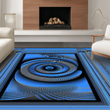 Contemporary Optical Illusion Design(Blue)