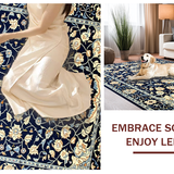 Vintage Blue Botanical Artistry(Blue)