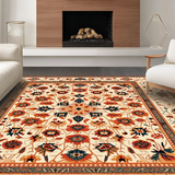 Lively Earthy Trellis Composition(Beige)