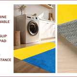 Modern Abstract Non Slip(Blue)