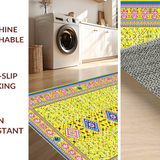 Vibrant Playful Geometric Mosaic(Yellow)