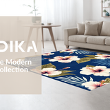 Trendy Navy Floral Composition(Blue)