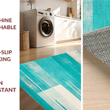 Artful Modernist Geometric Arrangement(Blue)