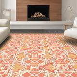 Artful Tiled Cultural Print(Pink)