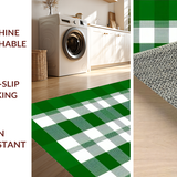 Cozy White Buffalo Check Design(Green)