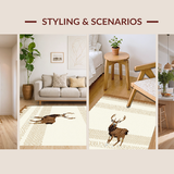 Luxurious Warm Tones Wildlife Design(Beige)