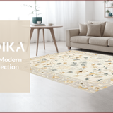 Sleek Minimalist Ogee Print(Beige)