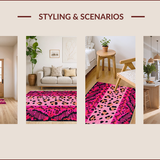 Chic Whimsical Animal Print Style(Pink)