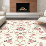 Dynamic Bright Floral Geometry(Ivory)