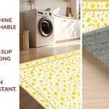 Charming Floral Motif with Earth Tones(Beige)