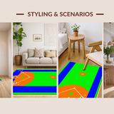Whimsical Vibrant Game Scene(Green)