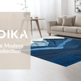 Majestic Mountain Silhouette Aesthetic(Blue)