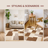 Mid Century Neutral Geometric Charm(Beige)