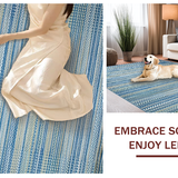Modern Striped Patterned Visual(Blue)